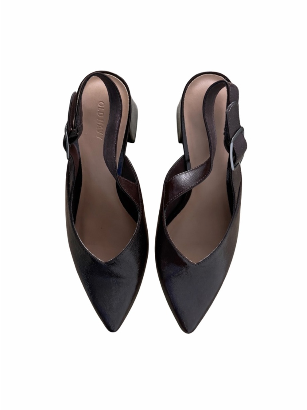 Old Navy Pointed Slingback Flats in Dark Brown - Picture 3 of 4